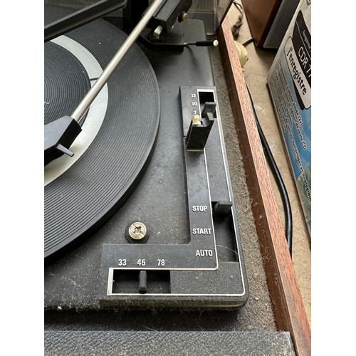 630 - Two items, one mid 1960s Grundig TK18 four-valve reel-to-reel tape recorder and one Fidelity Radio M... 