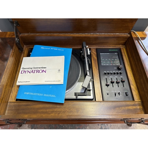 641 - A Dynatron RG1010 radiogram comprising Dynatron SRX20 three-band receiver and Garrard SP25 MKIV thre... 