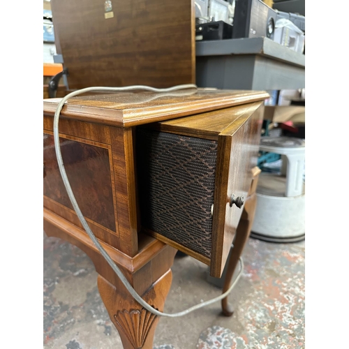 641 - A Dynatron RG1010 radiogram comprising Dynatron SRX20 three-band receiver and Garrard SP25 MKIV thre... 