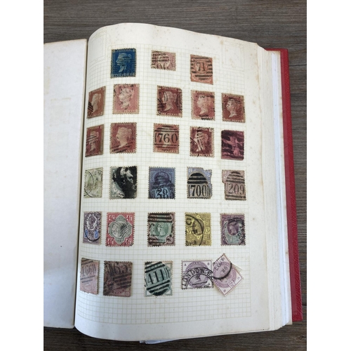 432 - A collection of Victorian and later stamps to include penny reds etc.