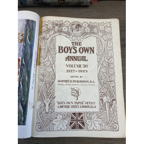 445 - Twelve volumes of The Boy's Own Annual, circa 1926