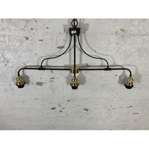 447 - Two Dunelm ceiling light fittings