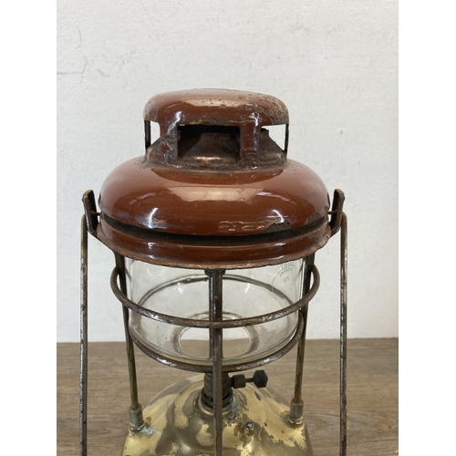 450 - A vintage Tilley lantern - approx. 34cm high