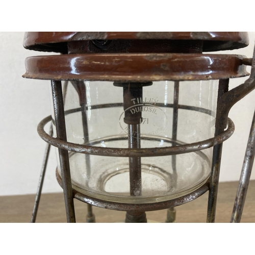 450 - A vintage Tilley lantern - approx. 34cm high