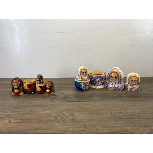 554 - Two Russian nesting dolls - largest approx. 24cm high