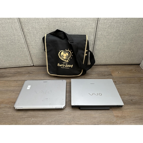 831 - Three Sony Vaio laptops