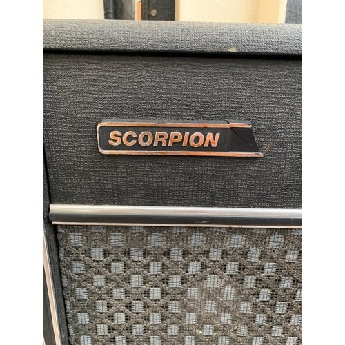 700 - A Carlsbro Scorpion II valve guitar amplifier fitted with two Celestion G12-50 speakers