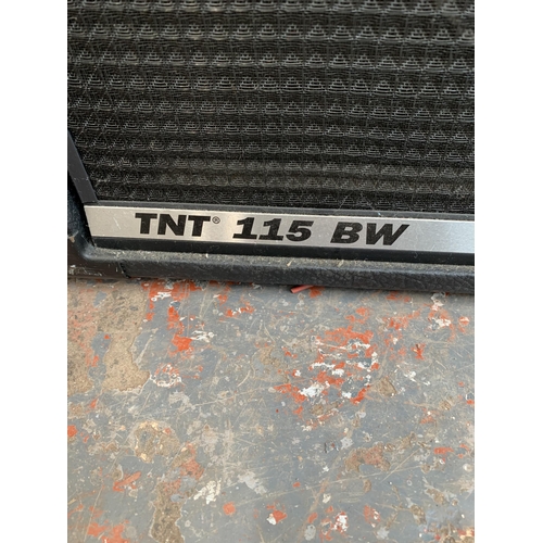 709 - A Peavey TNT115BW bass guitar amplifier