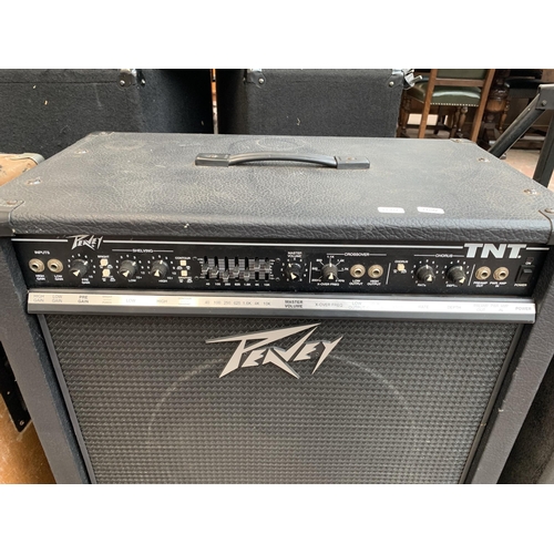 709 - A Peavey TNT115BW bass guitar amplifier