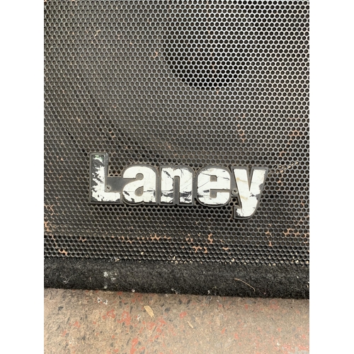 711 - Three Laney items, one CD850S powered mixer, one CT15 passive PA speaker and one Concept CP12 powere... 