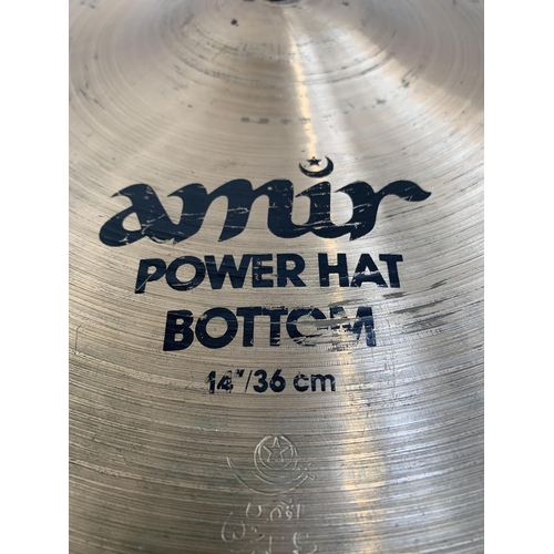 729 - Two sets of hi-hat cymbals to include 14