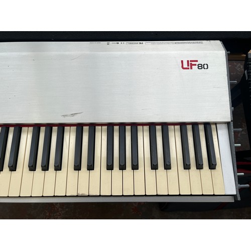 687 - A CME UF80 88 weighted hammer action key wireless midi keyboard