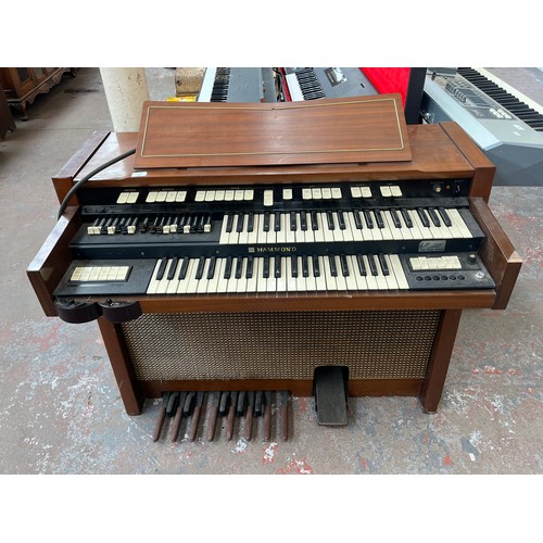 688 - A Hammond organ with Leslie speaker connecter