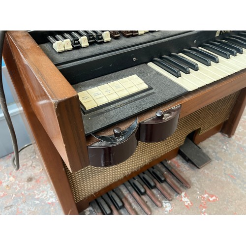 688 - A Hammond organ with Leslie speaker connecter