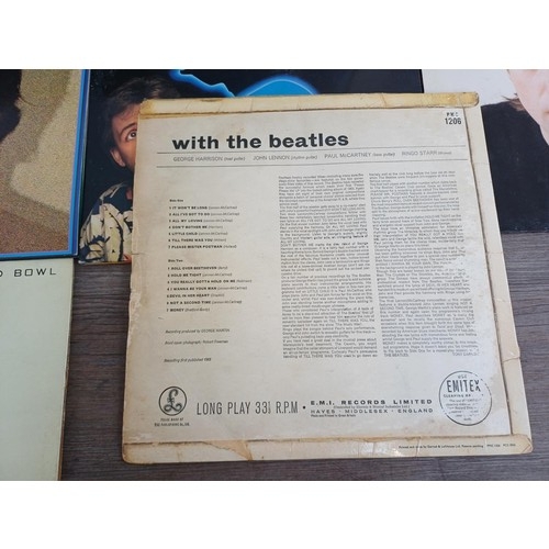 614 - Ten LP vinyl records to include The Beatles 'Help!', 'Rubber Soul', 'At The Hollywood Bowl' and 'Wit... 