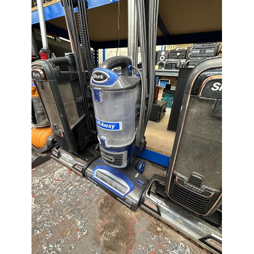 765 - Two Shark Lift-Away upright bagless vacuum cleaners