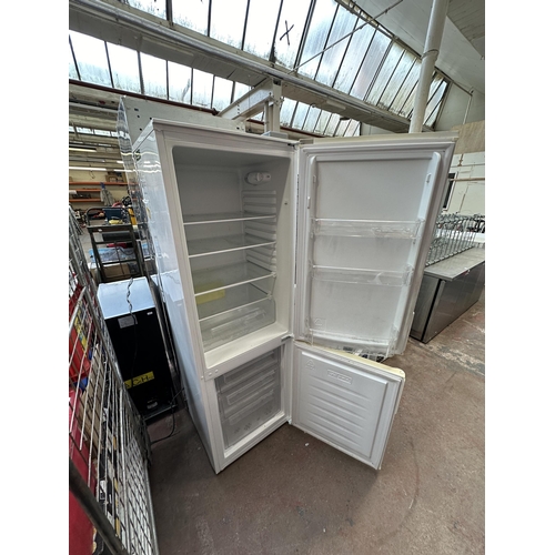 781 - A Zanussi upright fridge freezer - approx. 169cm high