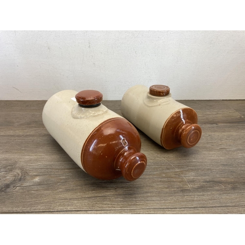 304 - Five vintage stoneware bottles