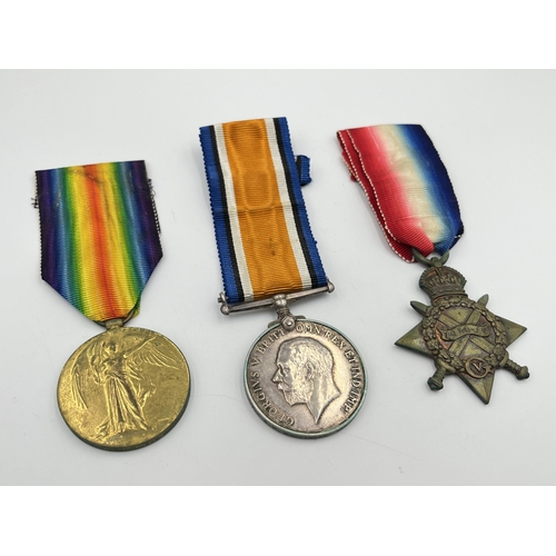 2026 - A WWI South African medal trio presented to Pte. B.W. Whithorn 7th Infantry