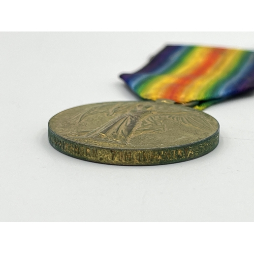 2026 - A WWI South African medal trio presented to Pte. B.W. Whithorn 7th Infantry