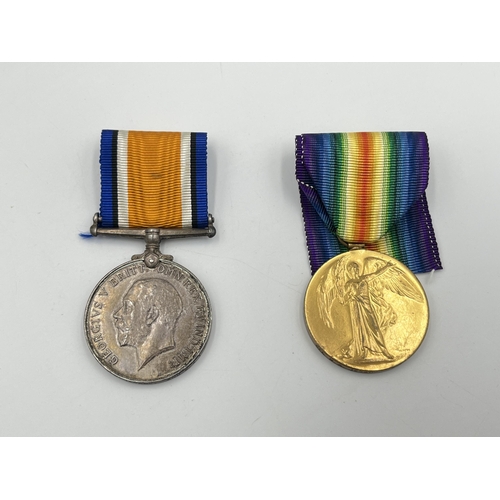 2052 - A WWI South African medal pair presented to A/Sjt. N.A. Jessop 2nd S.A.I. with printouts of associat... 