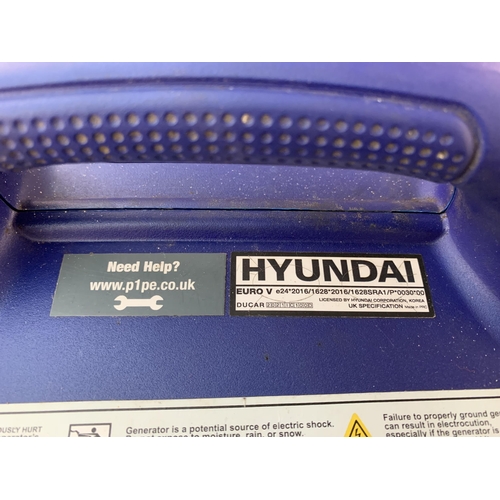 956 - A Hyundai P2500i inverter generator