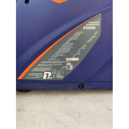 956 - A Hyundai P2500i inverter generator