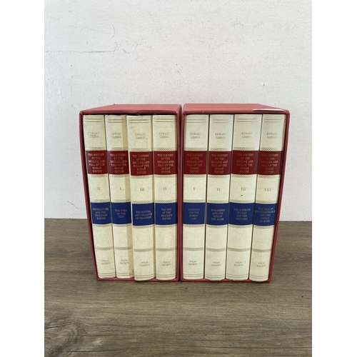 530 - Volumes I-VIII The History of the Decline and Fall of the Roman Empire Folio Society hardback books