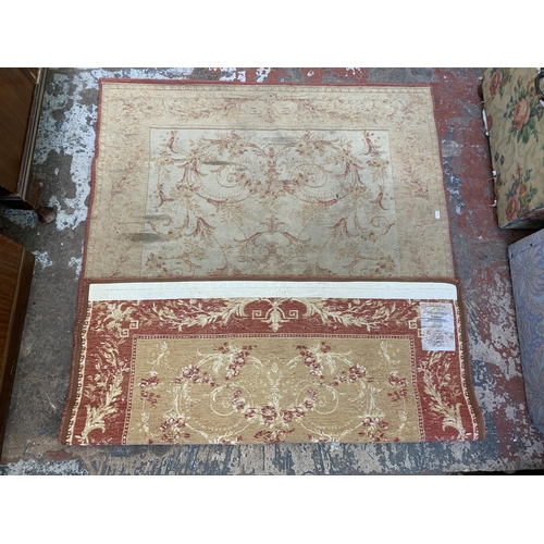 153 - A Laura Ashley Home cotton and wool rug - approx. 167cm x 116cm