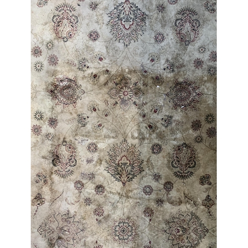 216 - A modern floral pattern rug - approx. 300cm x 200cm