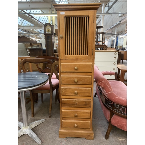 229 - An Indian hardwood cabinet - approx. 141cm high x 42cm wide x 28cm deep