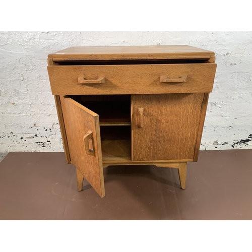 249 - A mid 20th century G Plan Brandon oak sideboard - approx. 85cm high x 76cm wide x 45cm deep