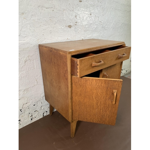 249 - A mid 20th century G Plan Brandon oak sideboard - approx. 85cm high x 76cm wide x 45cm deep