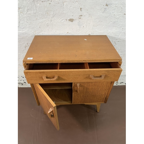 249 - A mid 20th century G Plan Brandon oak sideboard - approx. 85cm high x 76cm wide x 45cm deep