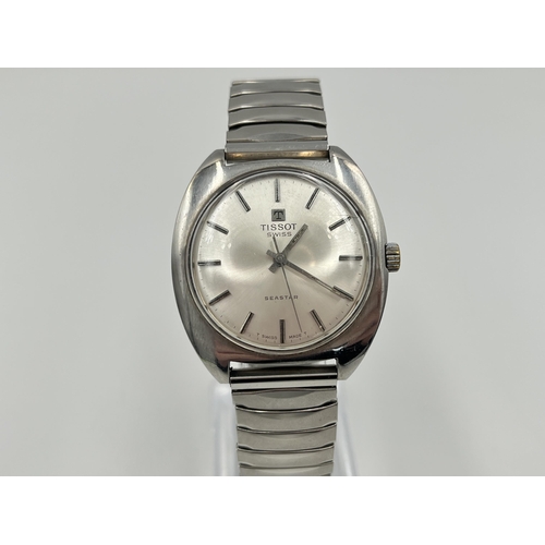 2285 - A mid 20th century Tissot Seastar cal. 781-1 mechanical 'C' shape 37mm men's wristwatch - ref. 41-42... 