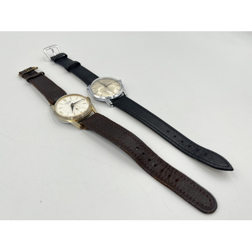 2287 - Two mid 20th century mechanical men's wristwatches, one Freba DeLuxe and one Reliont Incabloc