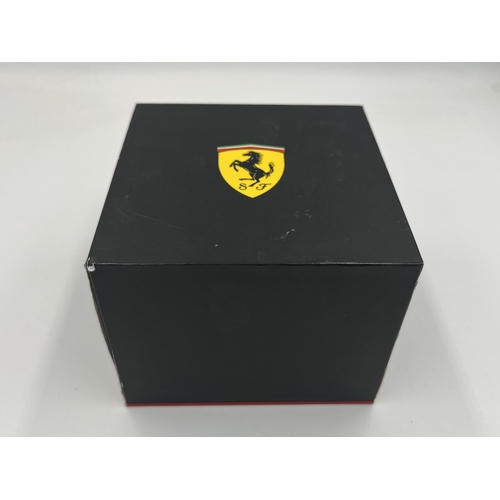 2288 - A boxed Ferrari Scuderia quartz 48mm men's wristwatch - ref. SF.16.1.34.0091