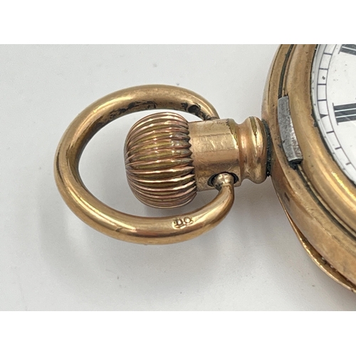 2298 - A late 19th/early 20th century Waltham full hunter hand wind pocket watch