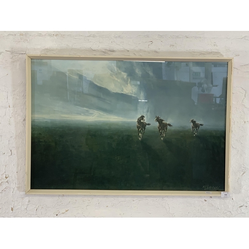 650 - A mid 20th century framed Mario Bordi 