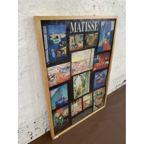 657 - A framed Matisse print - approx. 105cm high x 73cm wide