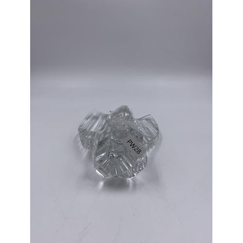 316 - A Baccarat France crystal eagle figurine - approx. 17cm high