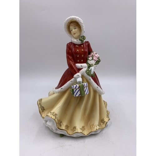 387 - A boxed Royal Doulton Pretty Ladies Christmas Day 2012 Winter's Dream figurine - HN5546