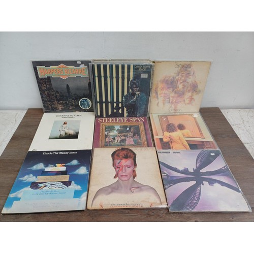 778 - A collection of LP vinyl records to include David Bowie, Genesis, Atlanta Rhythm Section, The Nice, ... 