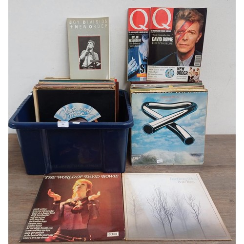 780 - A collection LP vinyl records to include two Lindisfarne, seven Strawbs, two Fleetwood Mac, six Mood... 