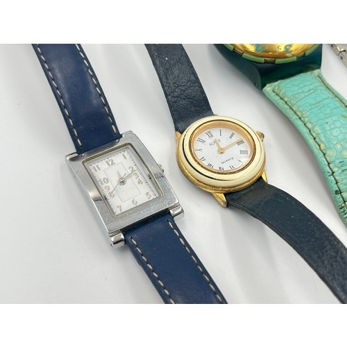 2301 - A collection of wristwatches to include mid 20th century Certina mechanical, Swatch etc.