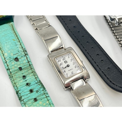 2301 - A collection of wristwatches to include mid 20th century Certina mechanical, Swatch etc.