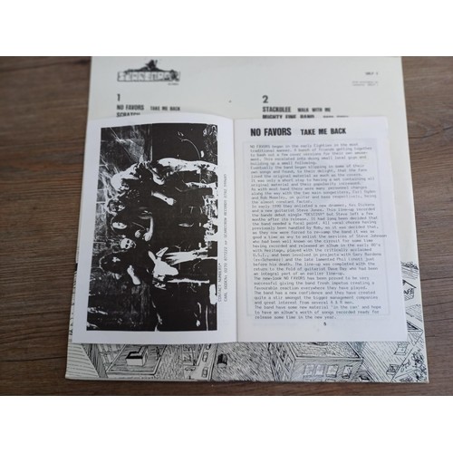 784 - A 1990 'Rock The City' compilation LP vinyl record with booklet featuring No Favors, Angels With Dir... 