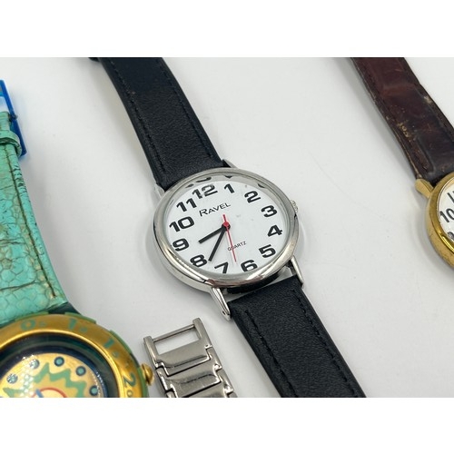 2301 - A collection of wristwatches to include mid 20th century Certina mechanical, Swatch etc.