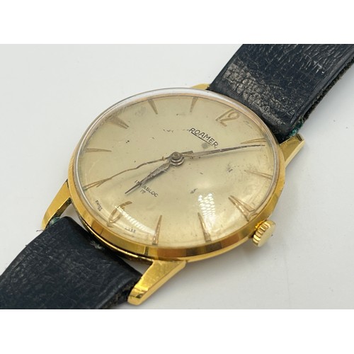 2309 - A mid 20th century Roamer mechanical men's wristwatch