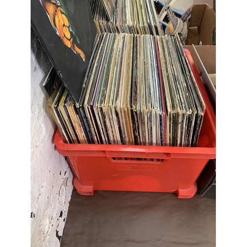 769 - Three boxes containing vinyl records to include Natasha picture disc, Johnny Bristol, Melody Makers,... 